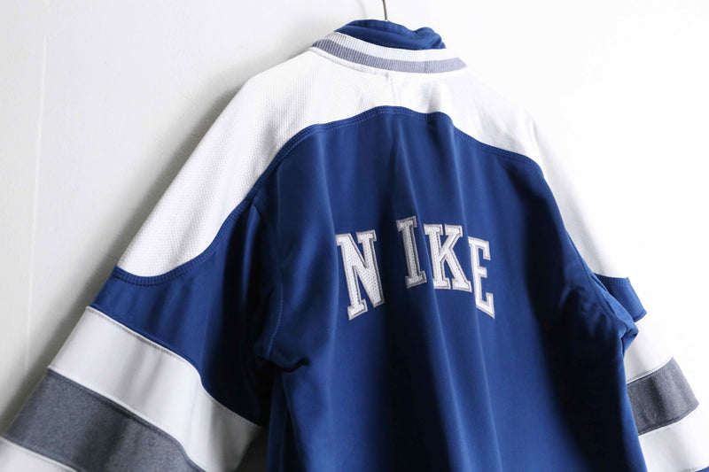 90's "NIKE" blue color track jacket