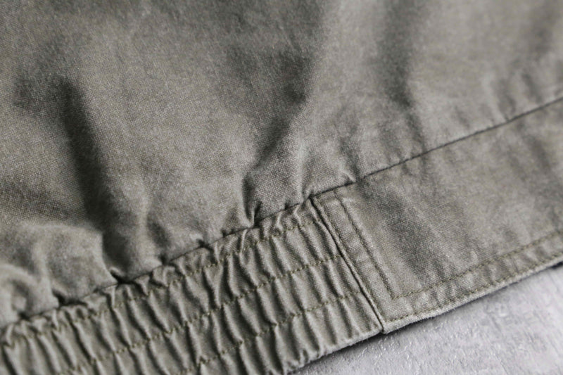 “L.L.bean” leather switch cotton jacket
