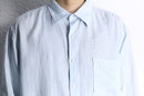"J.CREW" linen light blue shirt