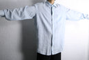 "J.CREW" linen light blue shirt
