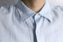 "J.CREW" linen light blue shirt