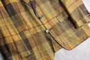 "KENZO HOMME" warm tone check tailored jacket