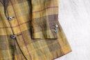 "KENZO HOMME" warm tone check tailored jacket