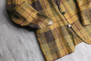 "KENZO HOMME" warm tone check tailored jacket