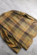 "KENZO HOMME" warm tone check tailored jacket