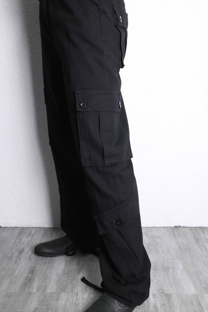 【一部予約販売中】 black pants cargo gimmick straight パンツ