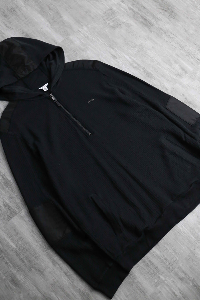 “Calvin klein” half zip cotton hoodie