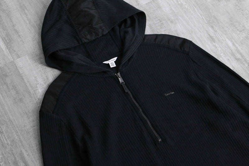 “Calvin klein” half zip cotton hoodie