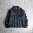 Schott" glossy dark gray security jacket