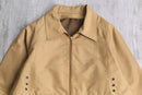 70~80’s beige poly cotton light jacket