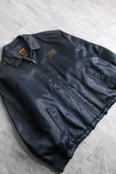 Schott" glossy dark gray security jacket