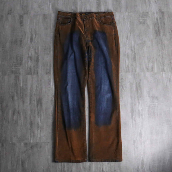 early 2000s ROUTE66 faded semi flare pants