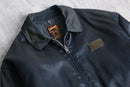 Schott" glossy dark gray security jacket