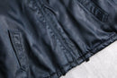 Schott" glossy dark gray security jacket