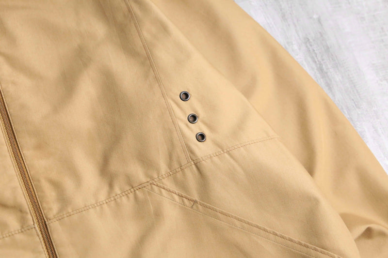 70~80’s beige poly cotton light jacket