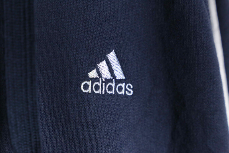 "adidas" navy color shape silhouette zip hoodie