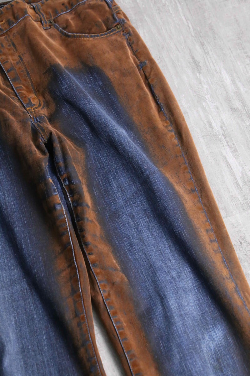 early 2000s ROUTE66 faded semi flare pants