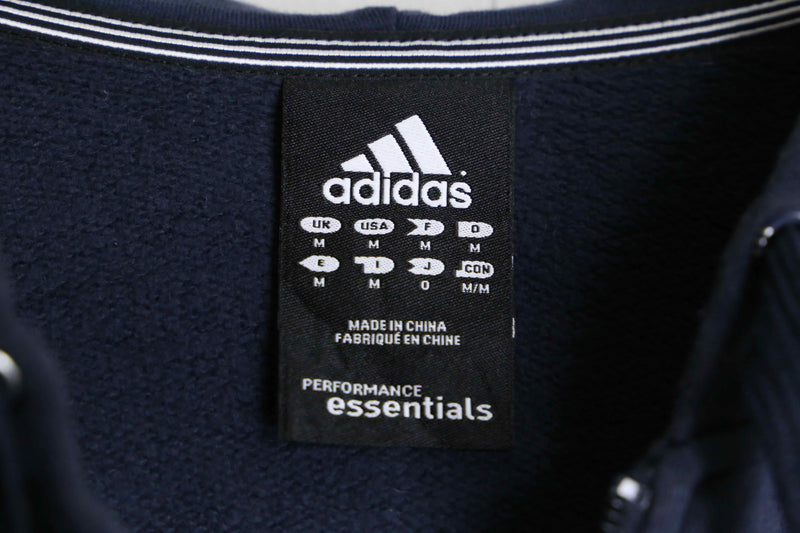 "adidas" navy color shape silhouette zip hoodie