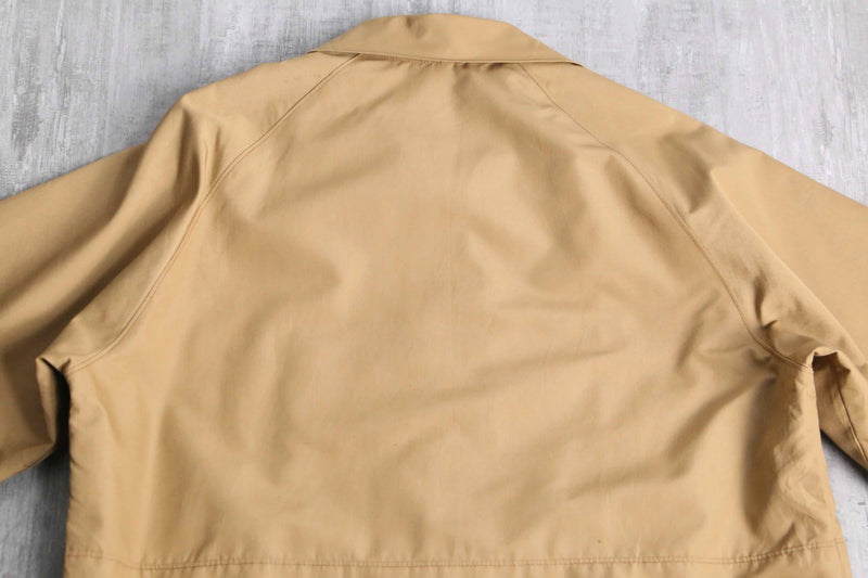 70~80’s beige poly cotton light jacket