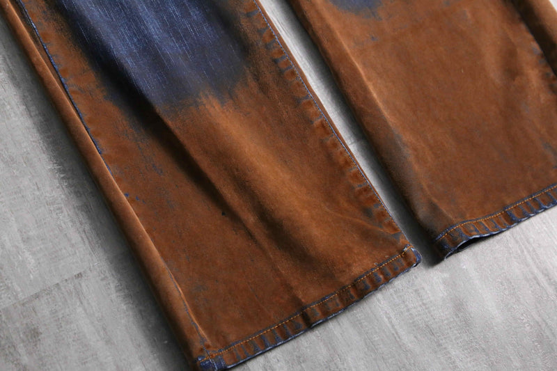 early 2000s ROUTE66 faded semi flare pants