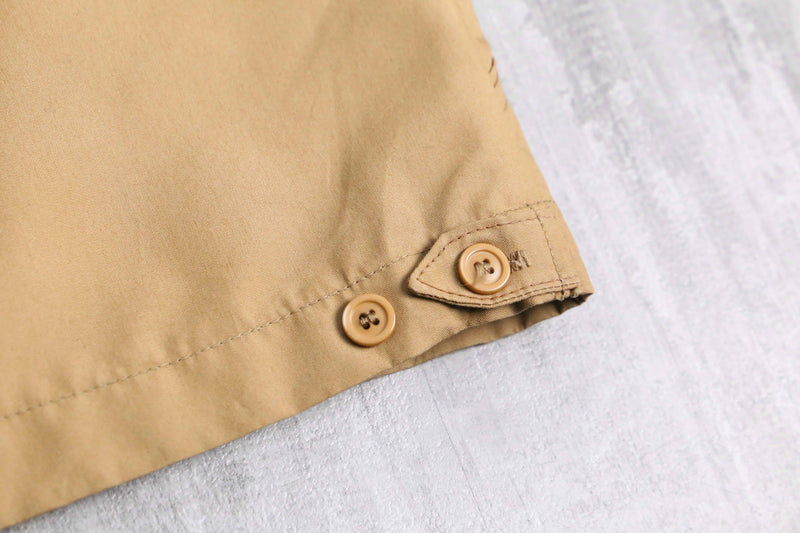 70~80’s beige poly cotton light jacket