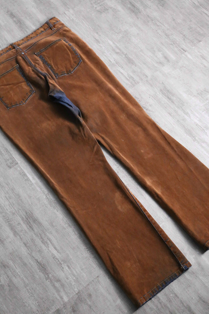 early 2000s ROUTE66 faded semi flare pants