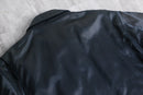 Schott" glossy dark gray security jacket