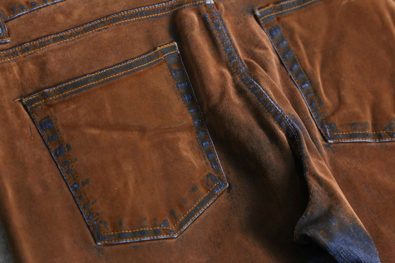 early 2000s ROUTE66 faded semi flare pants