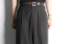 “claiborne” wide tapered two tuck slacks