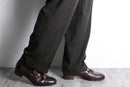 “claiborne” wide tapered two tuck slacks