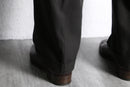 “claiborne” wide tapered two tuck slacks