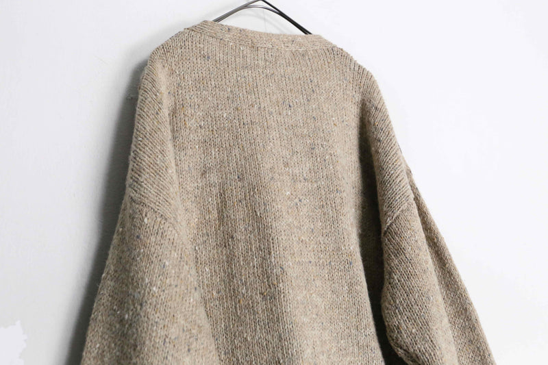 dia pattern acryl wool knit cardigan