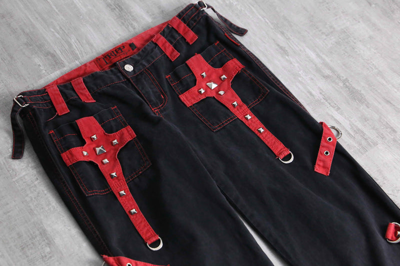 1990s TRIPP NYC studs bondage pants