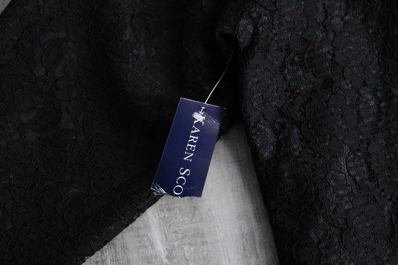 black color lace shirt jacket