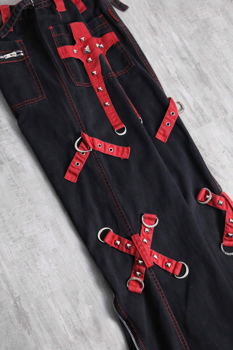 1990s TRIPP NYC studs bondage pants