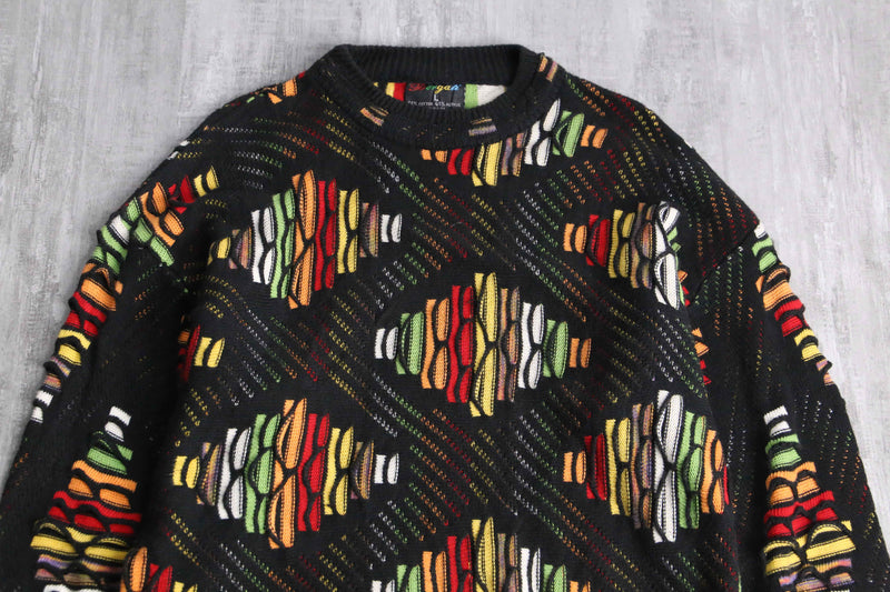 mosaic tiles pattern 3D  knit