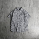 2000s OAKLEY geometric pattern S/S cotton shirt