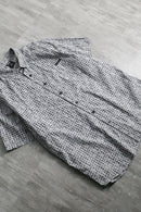 2000s OAKLEY geometric pattern S/S cotton shirt