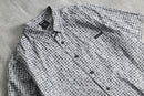 2000s OAKLEY geometric pattern S/S cotton shirt