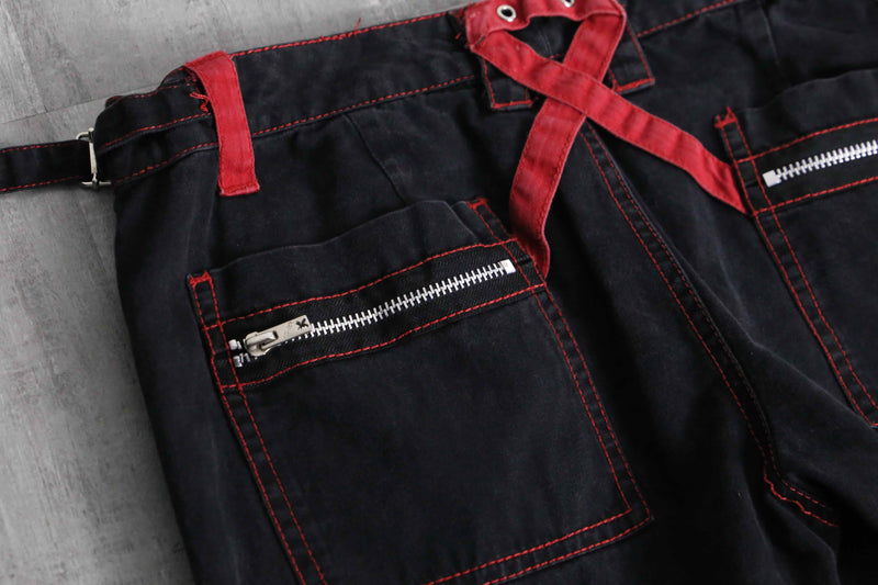 1990s TRIPP NYC studs bondage pants