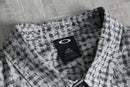 2000s OAKLEY geometric pattern S/S cotton shirt