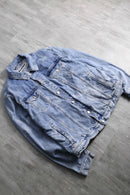 2000s PLAY BOY rabbit head denim tracker jacket