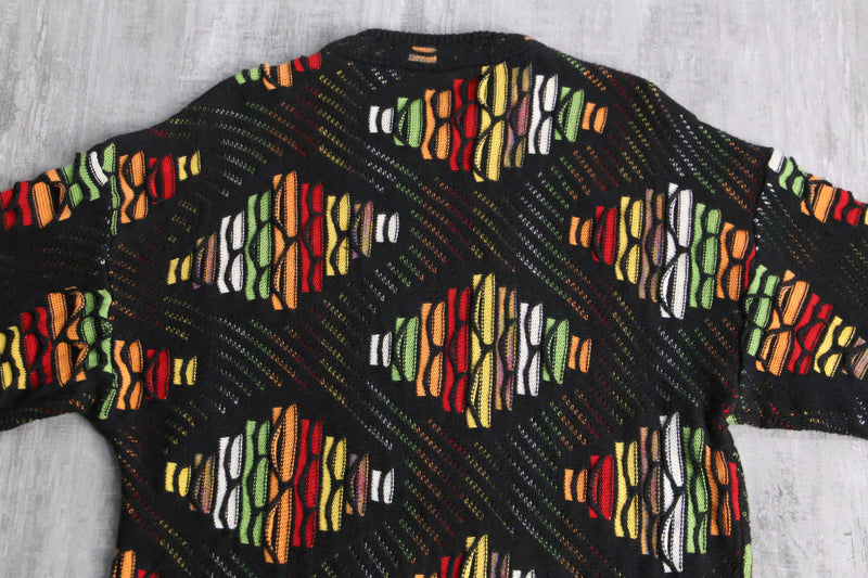 mosaic tiles pattern 3D  knit