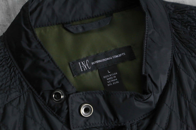 “I.N.C” quilting switch design single jacket