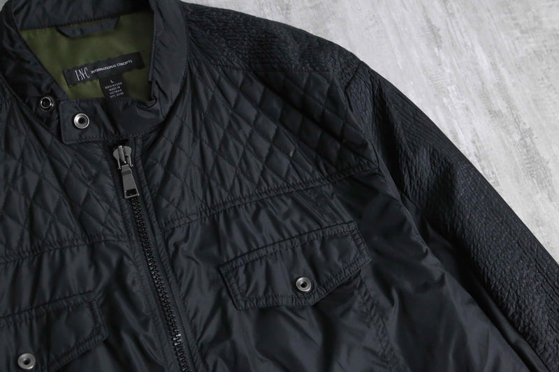 “I.N.C” quilting switch design single jacket