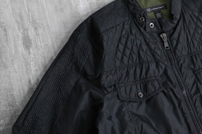 “I.N.C” quilting switch design single jacket