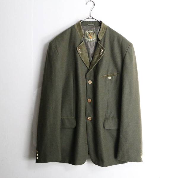 khaki color wool tailored jacket