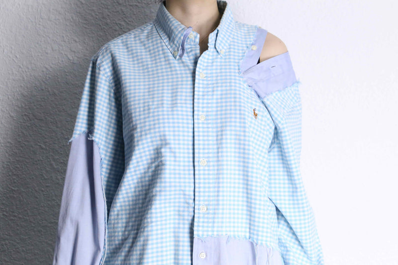 “Re:make” double design docking shirt