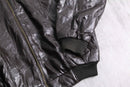 patched clothing design leather blouson