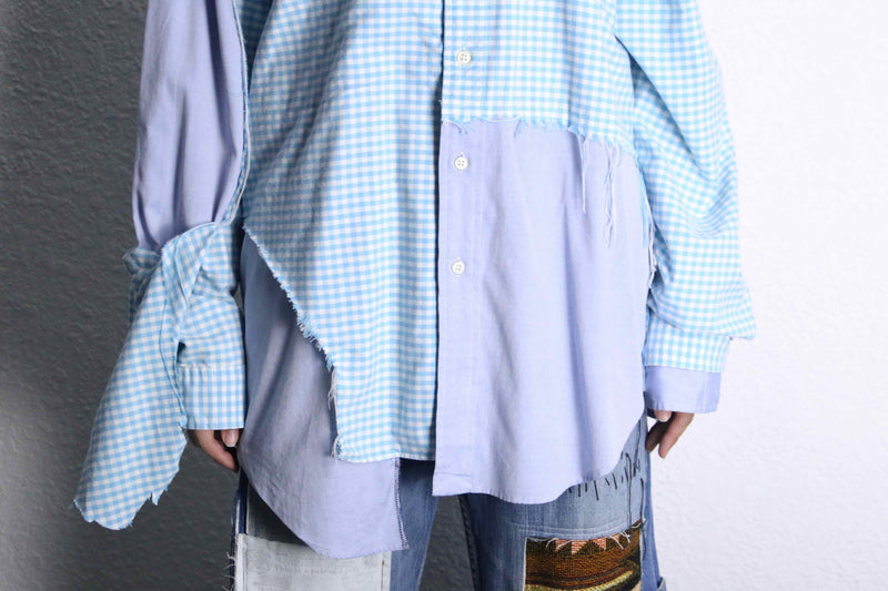 “Re:make” double design docking shirt
